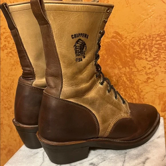 Chippewa Leather Lace-Up Boots - Picture 3 of 16